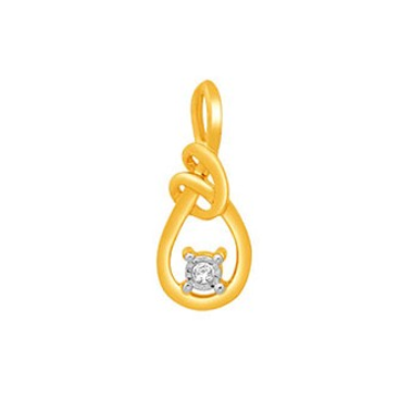 18KT Diamond Pendent For Kids